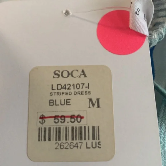 LUSH Dress M Spaghetti Strap Sun Multi-color Women’s Medium NEW NWT Summer - Picture 11 of 11